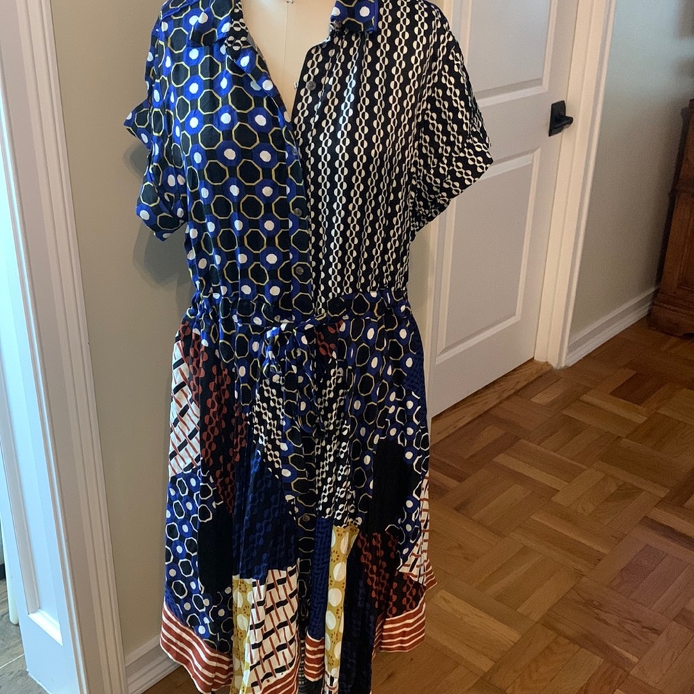 Anthropologie scarf dress